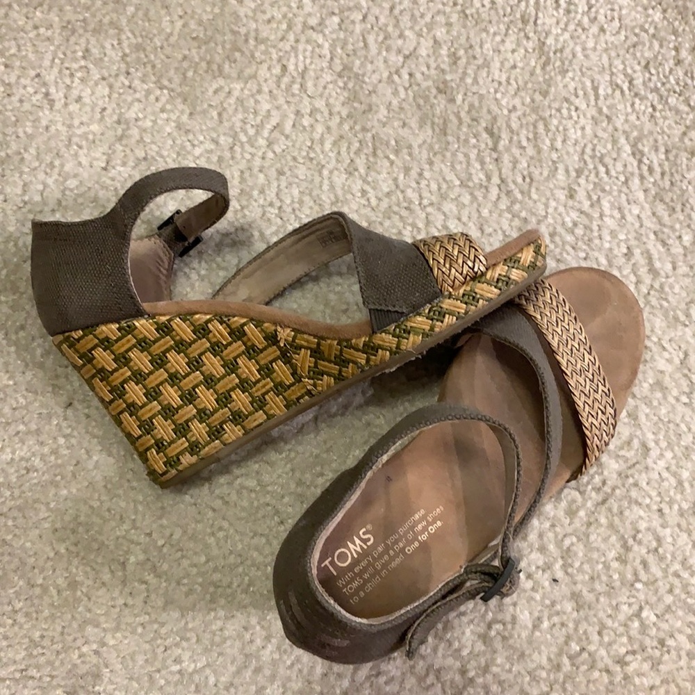 TOMs wedge sandals